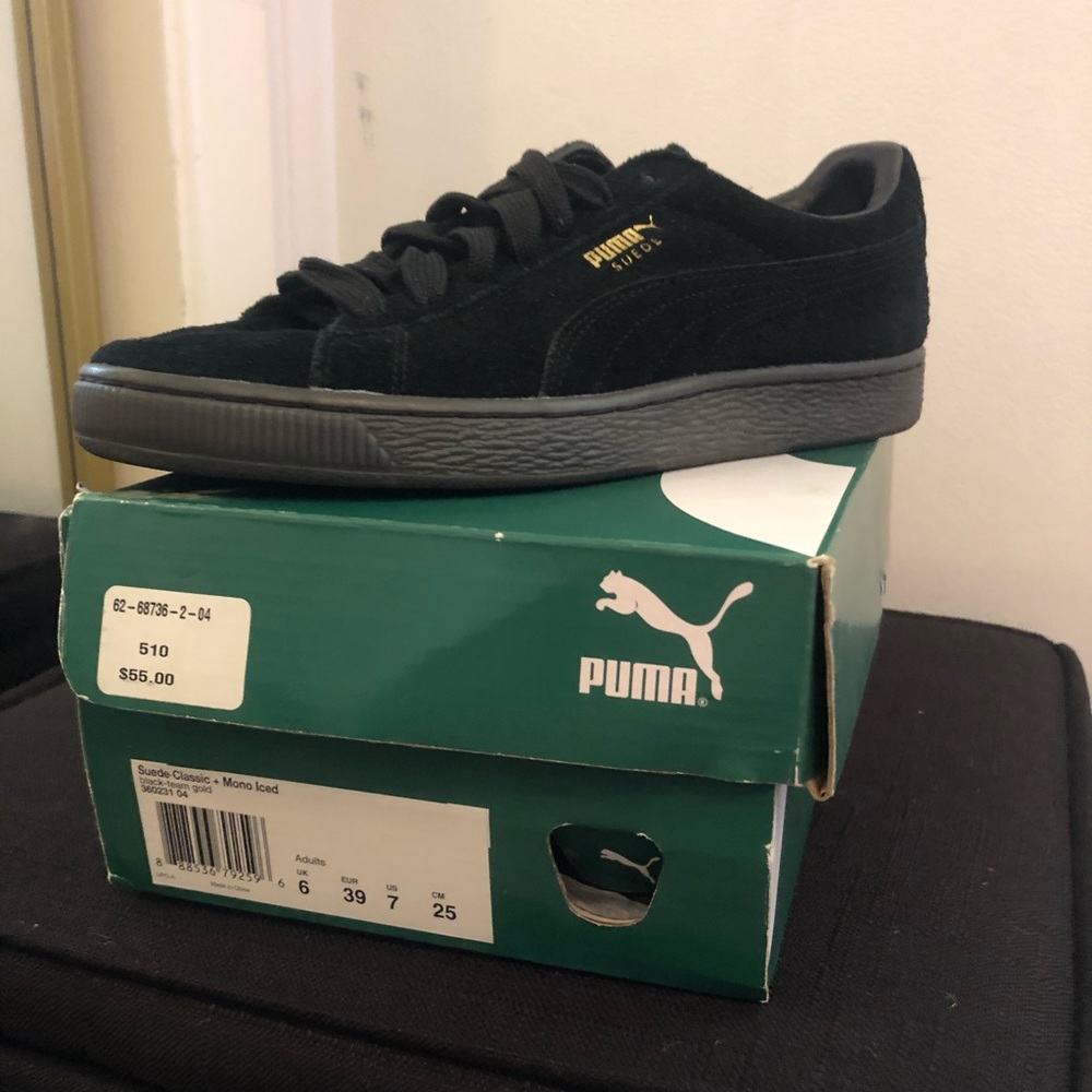 BLK PUMA SZ. 7